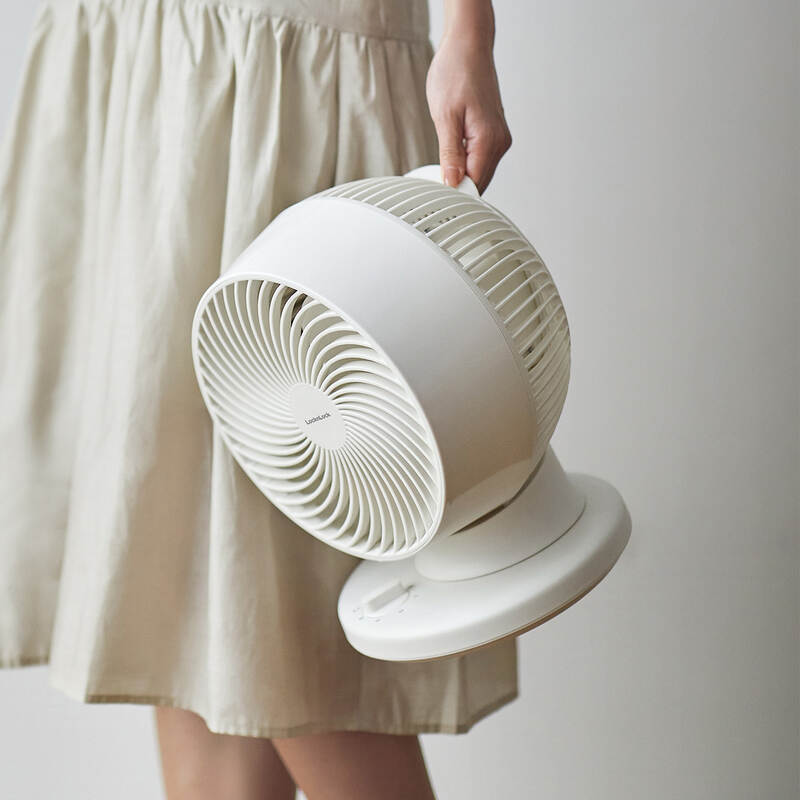 Quạt Tuần Hoàn Không Khí LocknLock Desktop Circulation Fan - 220V, 50Hz, 28W - Màu Ngà - ENF156IVY, , large image number null